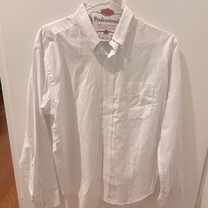Yorke white dress shirt, 17, 35